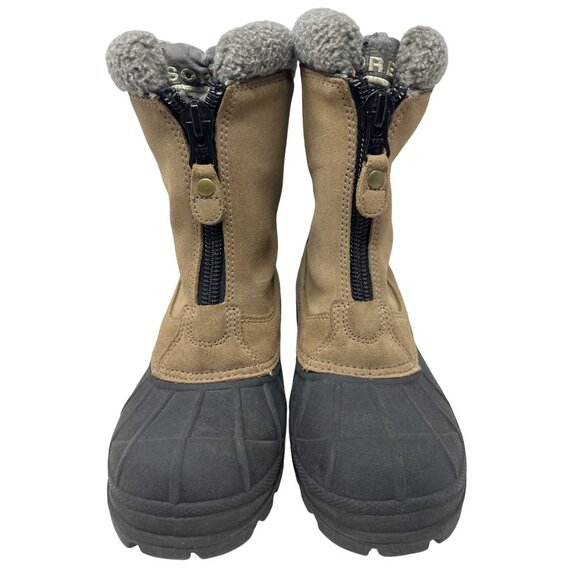 Sorel Ellesmere Winter Boots With Rubber Soles & Faux Fur Trim Womens Size 8 - Picture 6 of 16